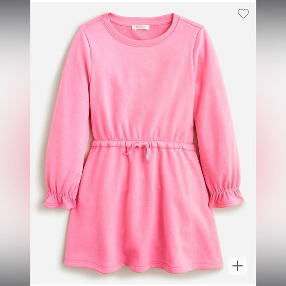 crewcuts Girls' ruffle-sleeve sweatshirt-dress - Picture 1 of 6